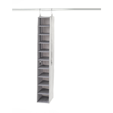 Neatfreak 10-Shelf Shoe Organizer, Grey Front_Angled_Left