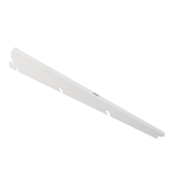 type A Double Track S-32 Wire Shelf Bracket, White, 17-in Back_Angled_Left