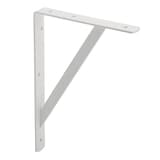 type A Heavy-Duty Shelf Bracket, White, 11 x 16-in Back_Angled_Left