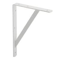 type A Heavy-Duty Shelf Bracket, White, 11 x 16-in Back_Angled_Left