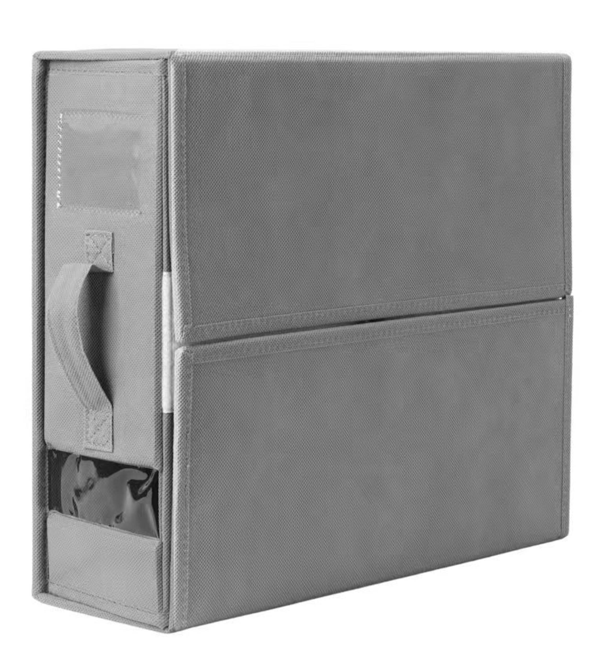 Type A Foldable Bed Sheet Set Organizer & Storage, Large Front_Three_Fourths_Angled_Left