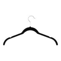 Type A Space-Saving Velvet Shirt Swivel Hanger, Assorted Colours, 10-pk Front_Flat