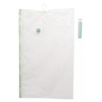Type A Hanging Reusable Vacuum Storage Seal Bag with Pump, 4-pk