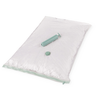 Type A Reusable Vacuum Seal Storage Bag with Pump, Large, 6-pk Front_Three_Fourths_Angled_Left