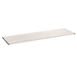 ClosetMaid Suite Symphony Laminate Wood Top Shelf, White Timber, 48-in Front_Angled_Right