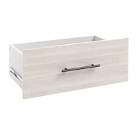 ClosetMaid Suite Symphony Laminate Wood Drawer, White Timber, 25 x 10-in