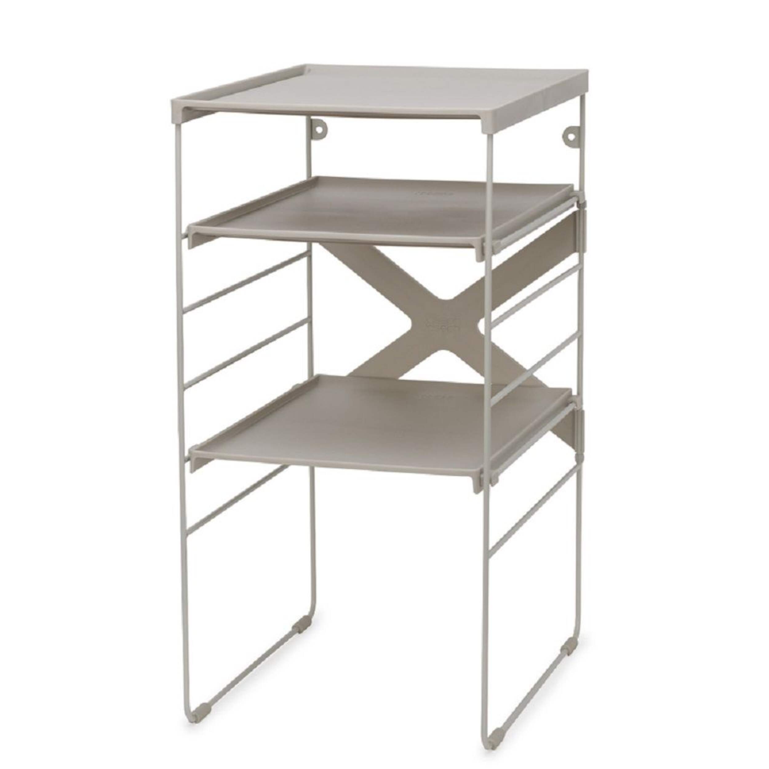 Joseph & Joseph Level Adjustable Single Shoe Rack, Holds Up to 4 Pairs of Shoes Front_Angled_Left