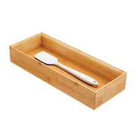 Type A Bamboo Drawer Organizer Tray/Box For Kitchen/Office/Home Storage, 15 x 6-in