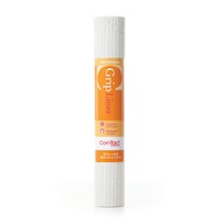 Con-Tact Grip Liner Washable Non-Adhesive Shelf/Drawer Liner, White, 12-in x 5-ft