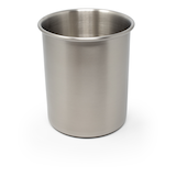 Type A Stainless Steel Kitchen Countertop Utensil Holder/Crock Front_Elevated