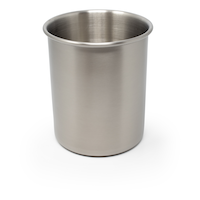 Porte-ustensiles/jarre de comptoir de cuisine type A, acier inoxydable Front_Elevated