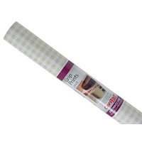Couvre-tablette en vinyle Grip, guingan, 18 po x 4 pi