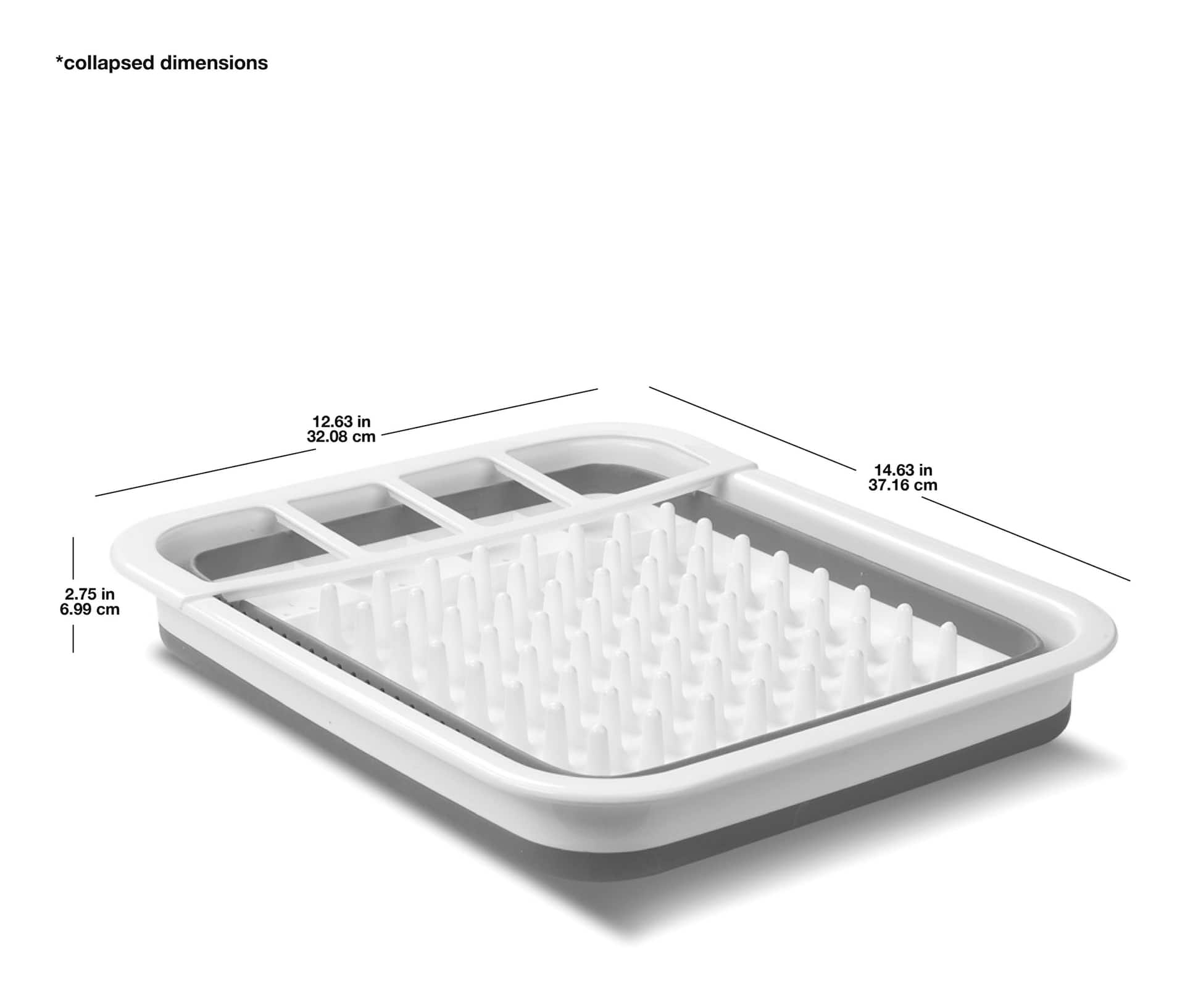 Madesmart Collapsible Folding Plastic Dish & Cutlery Drying