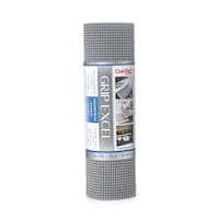 Revêtement de tablette/tiroir coussiné non adhésif Con-tact Grip Excel, gris, 12 po x 10 pi Front_Flat