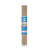 Con-Tact Grip-N-Stick Removable Adhesive Non-Slip Shelf/Drawer Liner, Taupe, 18-in x 4-ft Front_Flat