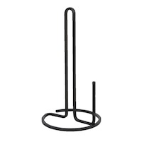 Umbra Squire Upright Metal Paper Towel Holder For Kitchen Countertop, Black Front_Elevated