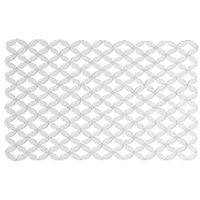 Umbra Meridian Plastic Kitchen Sink Protector Mat/Liner, Clear, 12 x 11-in Overhead_Flat