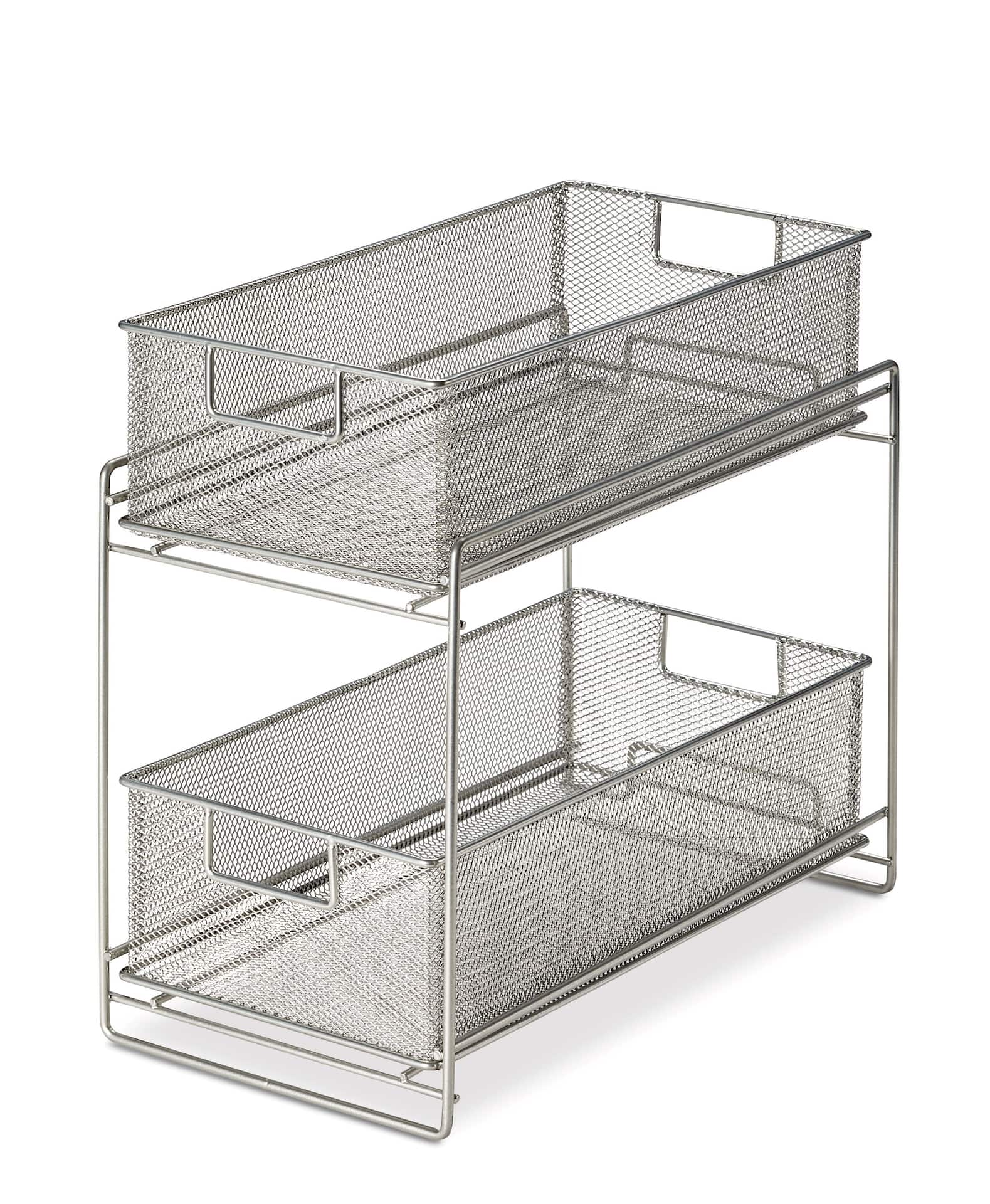 Type A Alpha Under Sink Metal Storage Organizer Rack Stand with