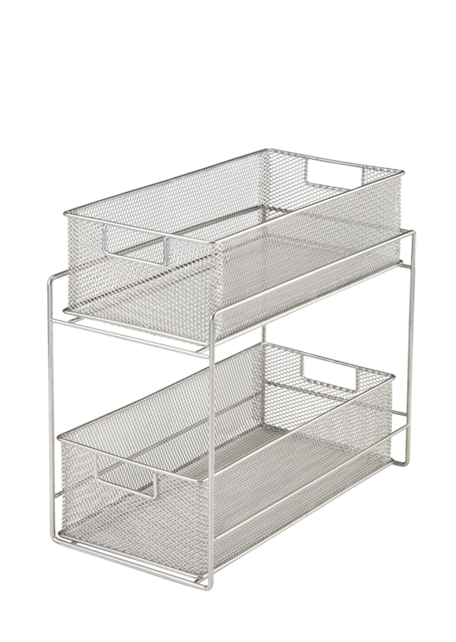 Type A Alpha UnderSink Metal Storage Organizer Rack/Stand with Pull