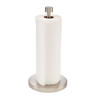 Porte-essuie-tout vertical de comptoir de cuisine en acier inoxydable Type A Radiant avec base lestée Front_Elevated
