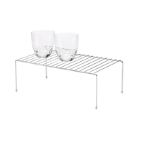 Type A Stay Storage & Organizer Shelf Rack For Kitchen Cupboard/Cabinet, Chrome