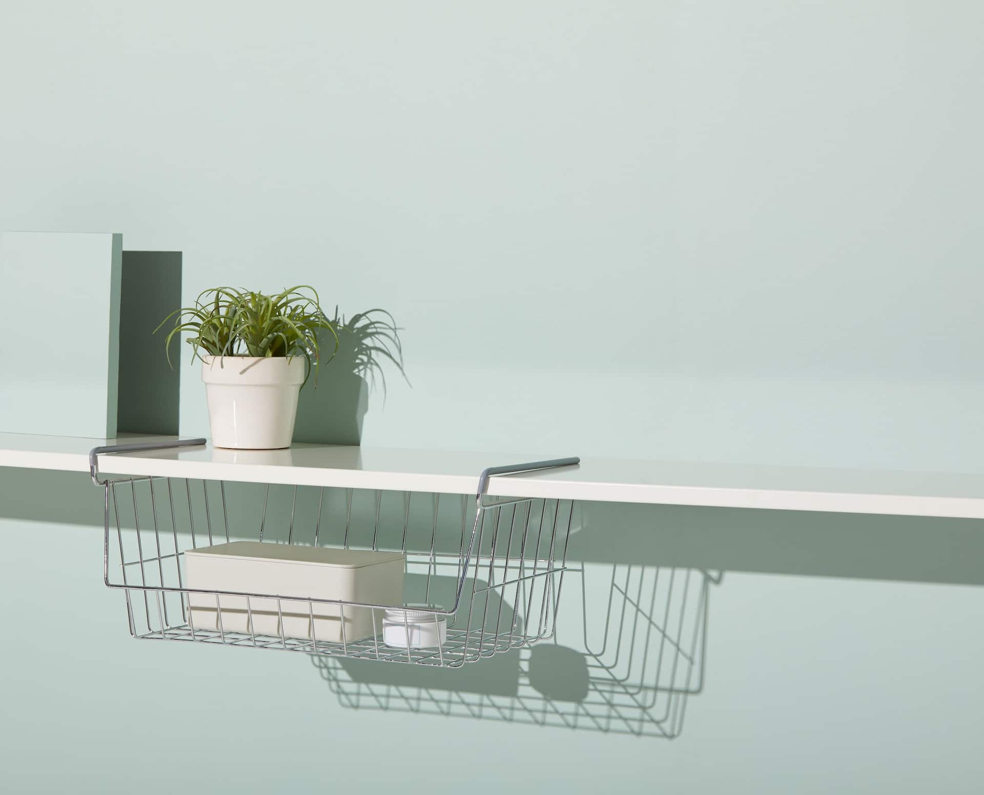 Type A Stay Cabinet Cupboard Under Shelf Storage Basket with Non