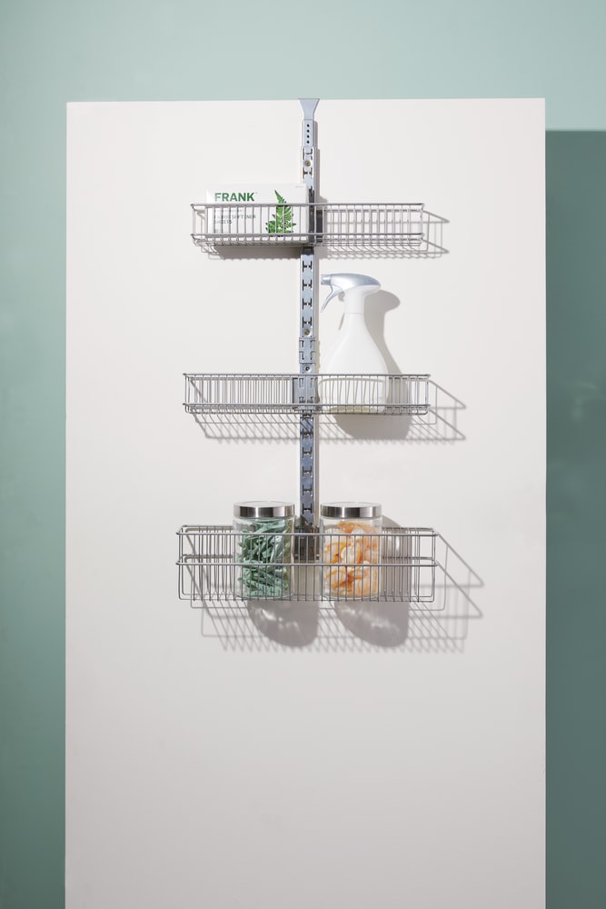 Type A Alpha Adjustable 3Basket OverTheDoor Storage Organizer For