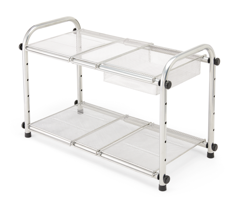 Type A Alpha UnderSink Expandable & Adjustable Metal Storage Organizer