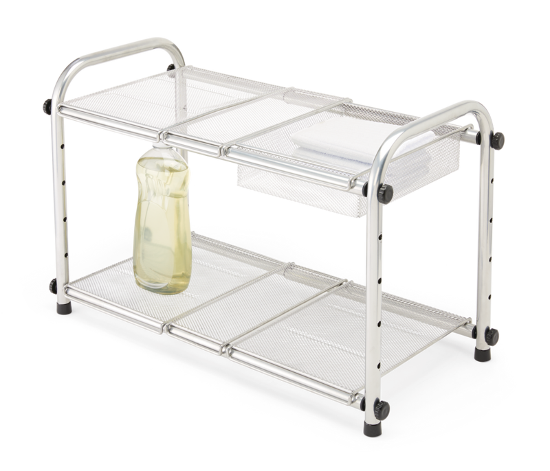 Type A Alpha UnderSink Expandable & Adjustable Metal Storage Organizer