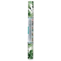 Revêtement pour tablette/tiroir adhésif amovible Con-Tact, imprimé de feuille, 18 po x 9 pi Front_Flat