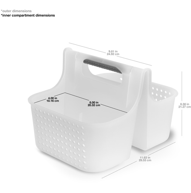 Madesmart Cleaning Caddy with Drainage Holes for Home