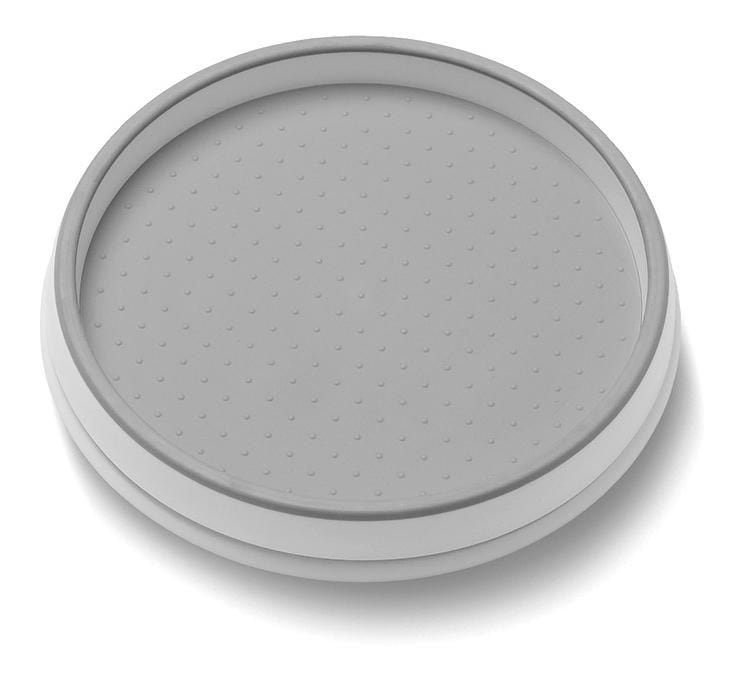 Plateau tournant rangetout Madesmart Lazy Susan pour armoire de cuisine, blanc, 10 po