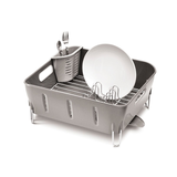 simplehuman Compact Grey Dish Rack Composite_or_Mixed