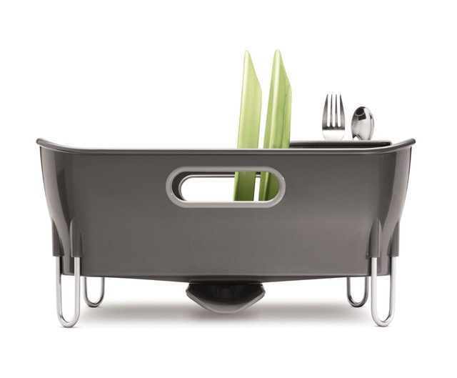 simplehuman Compact Grey Dish Rack Canadian Tire
