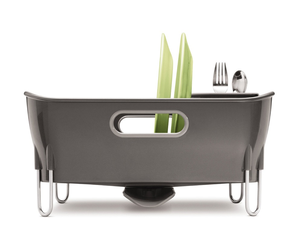 simplehuman Compact Grey Dish Rack Canadian Tire