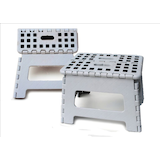 Folding Step Stool, White