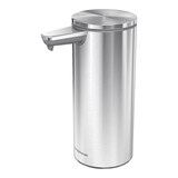 Simplehuman Brushed Rechargeable Sensor Pump Front_Three_Fourths_Angled_Left