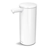 Simplehuman White Rechargeable Sensor Pump Front_Three_Fourths_Angled_Left