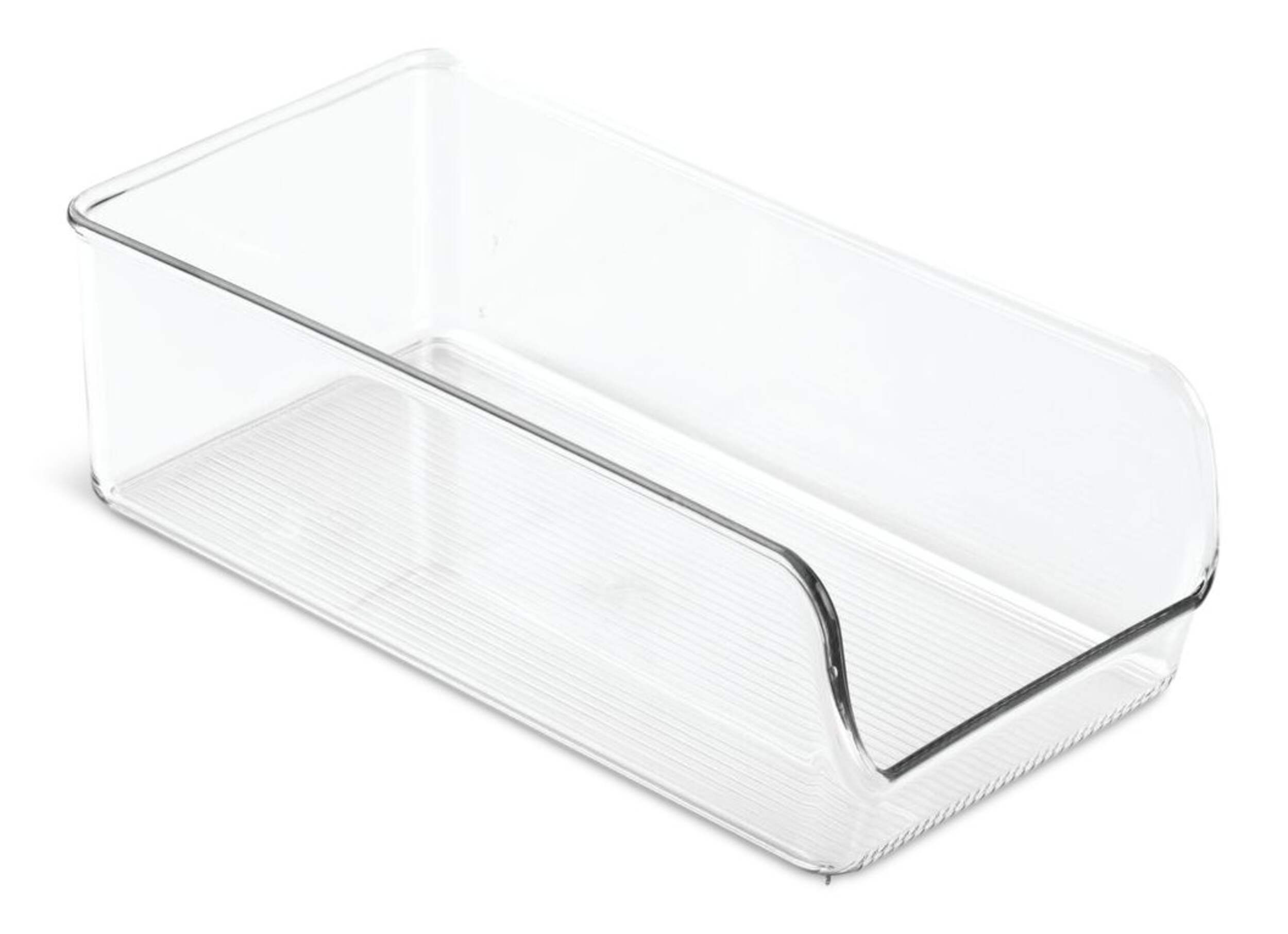 iDesign Plastic Can Storage Bin Front_Three_Fourths_Angled_Right