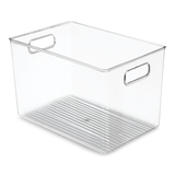 iDesign Linus Kitchen Organizer Bin Front_Three_Fourths_Angled_Right