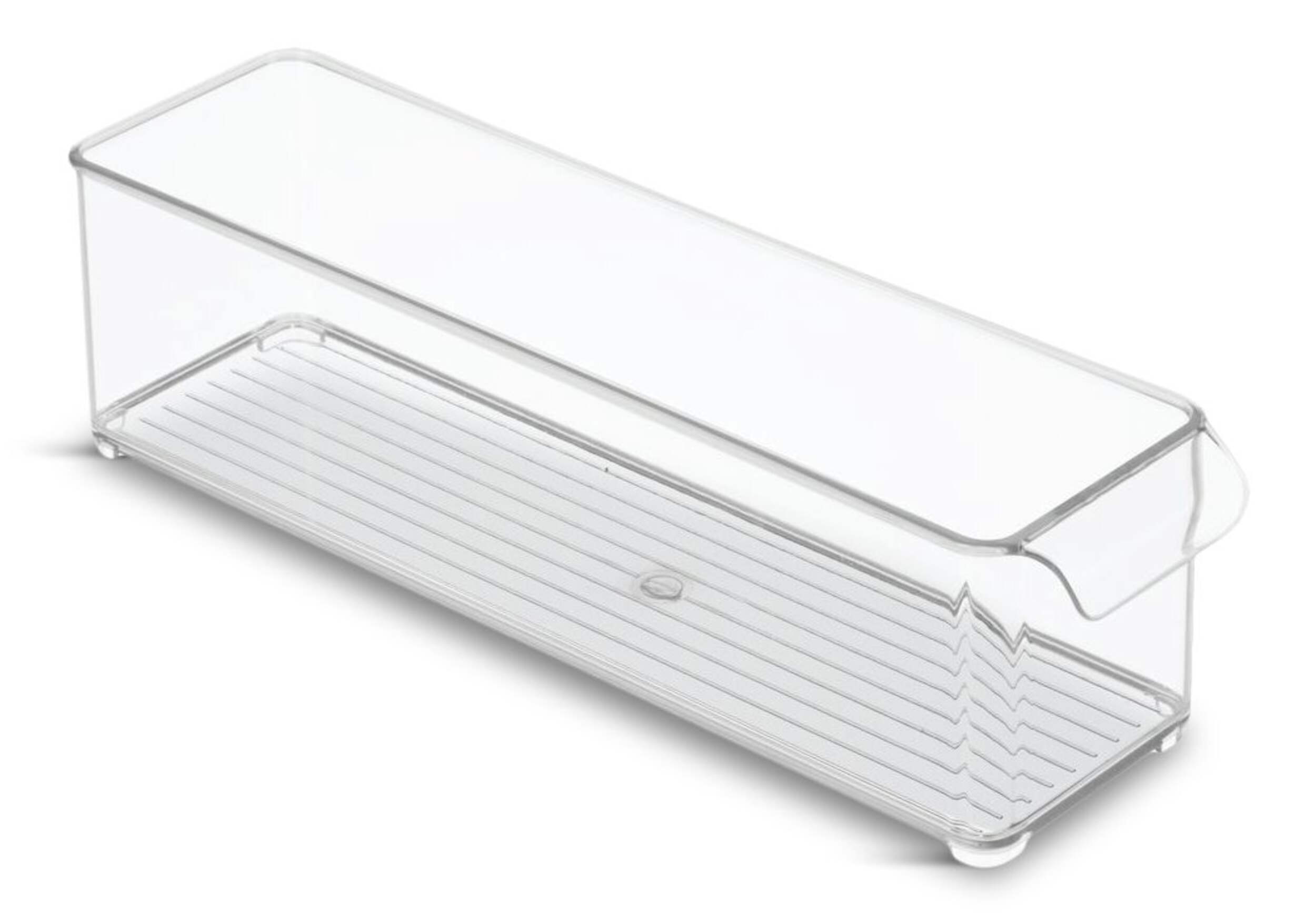 iDesign Fridge & Freezer Deep Storage Bin Front_Three_Fourths_Angled_Right