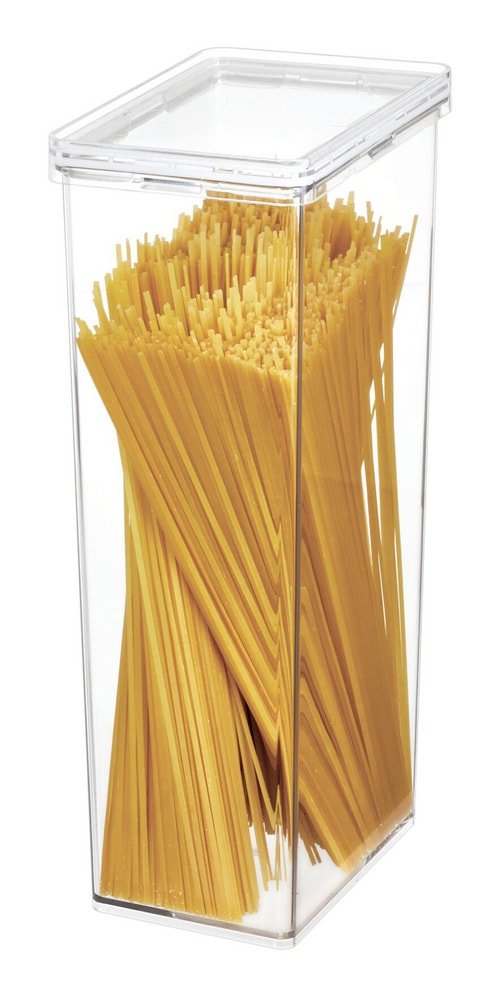The Home Edit x iDESIGN Clear Plastic Pasta Storage Canister Container