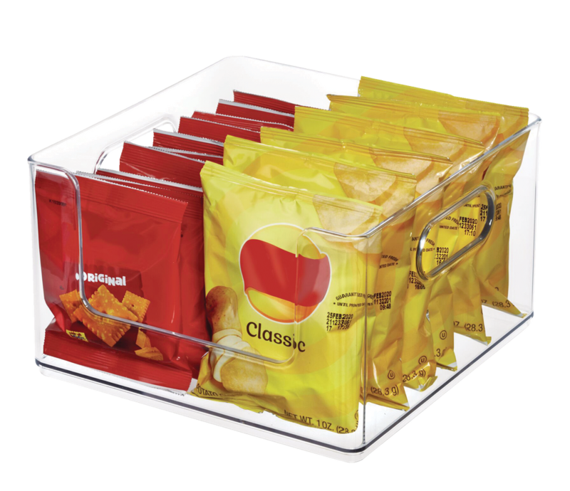 The Home Edit x iDESIGN Clear Plastic OpenFront Stacking Pantry Bin