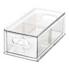 The Home Edit x iDESIGN Clear Plastic Open-Front Stacking Pantry