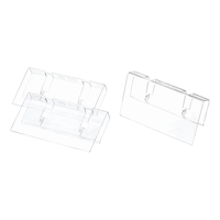 The Home Edit x iDESIGN Clear Plastic Reusable/Removable Clip-On Storage Bin Label