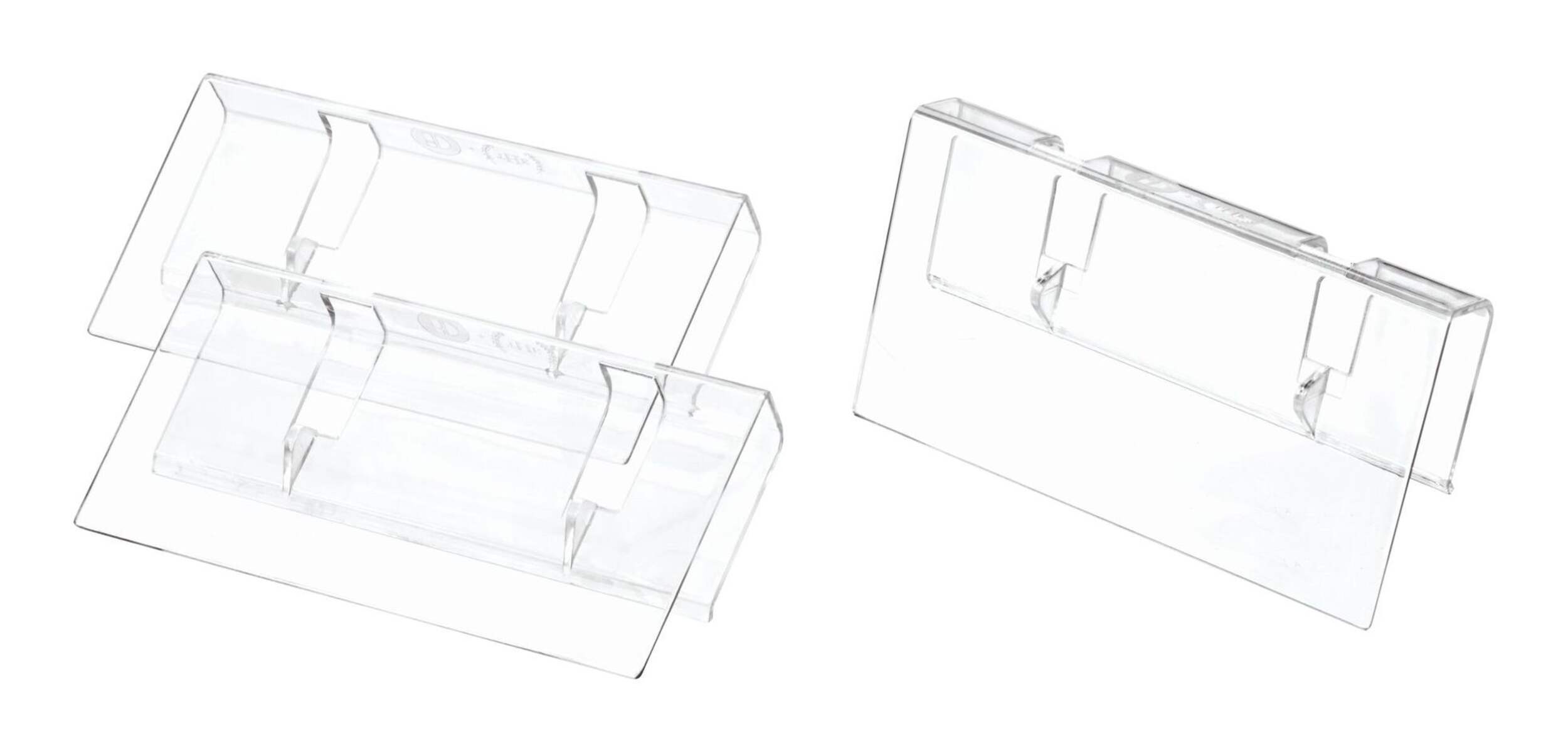 The Home Edit x iDESIGN Clear Plastic Reusable/Removable Clip-On Storage Bin Label Composite_or_Mixed