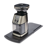 type A Alpha Kitchen Appliance Sliding Tray, Black Front_Three_Fourths_Angled_Left