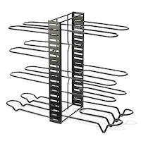 type A Perspective Adjustable Cookware Organizer, Black