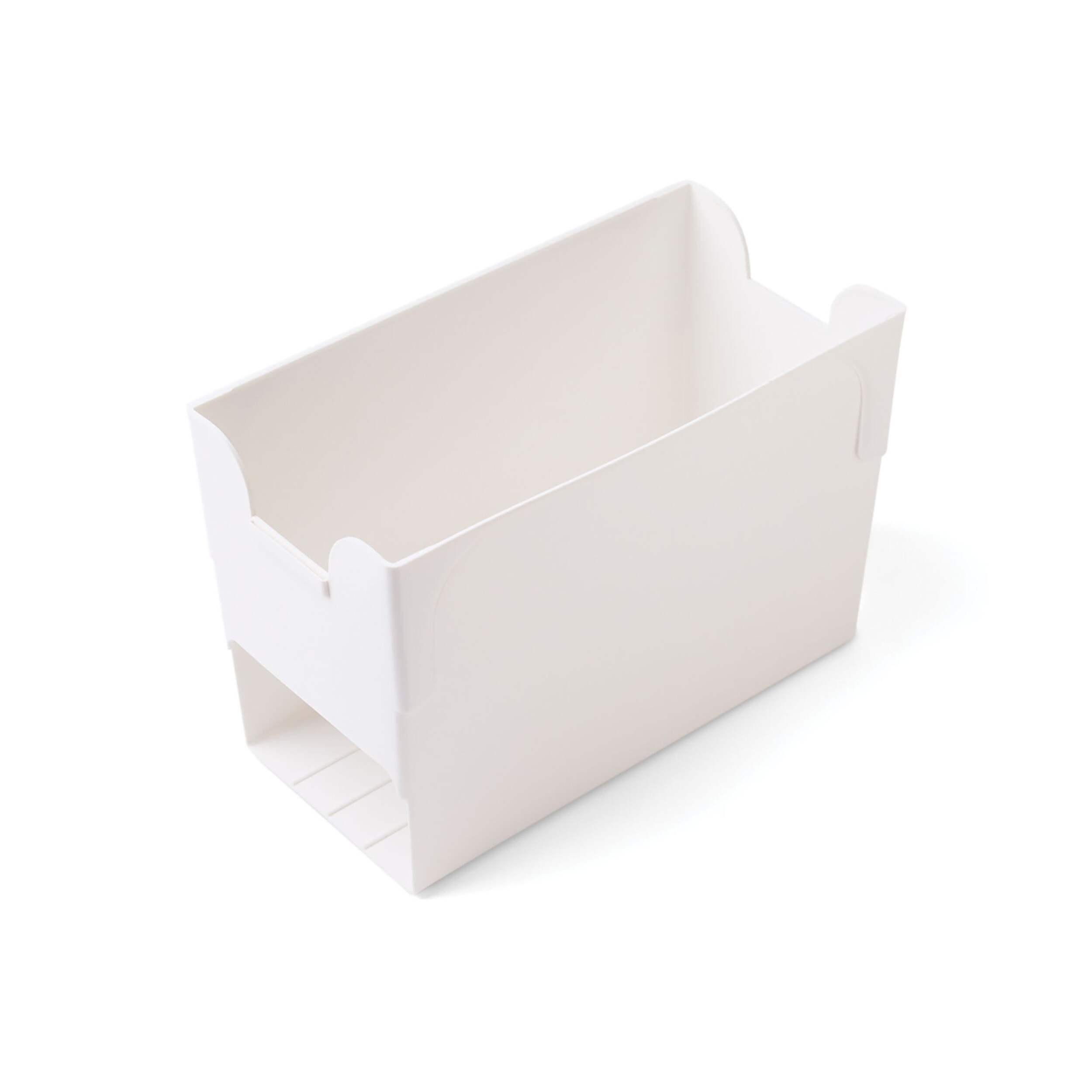 Organisateur de sacs de lait pour réfrigérateur Fox Run, blanc Front_Three_Fourths_Angled_Left