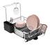 type A Forte Aluminum Dish Rack with 360 Swivel Tray Front_Three_Fourths_Angled_Right